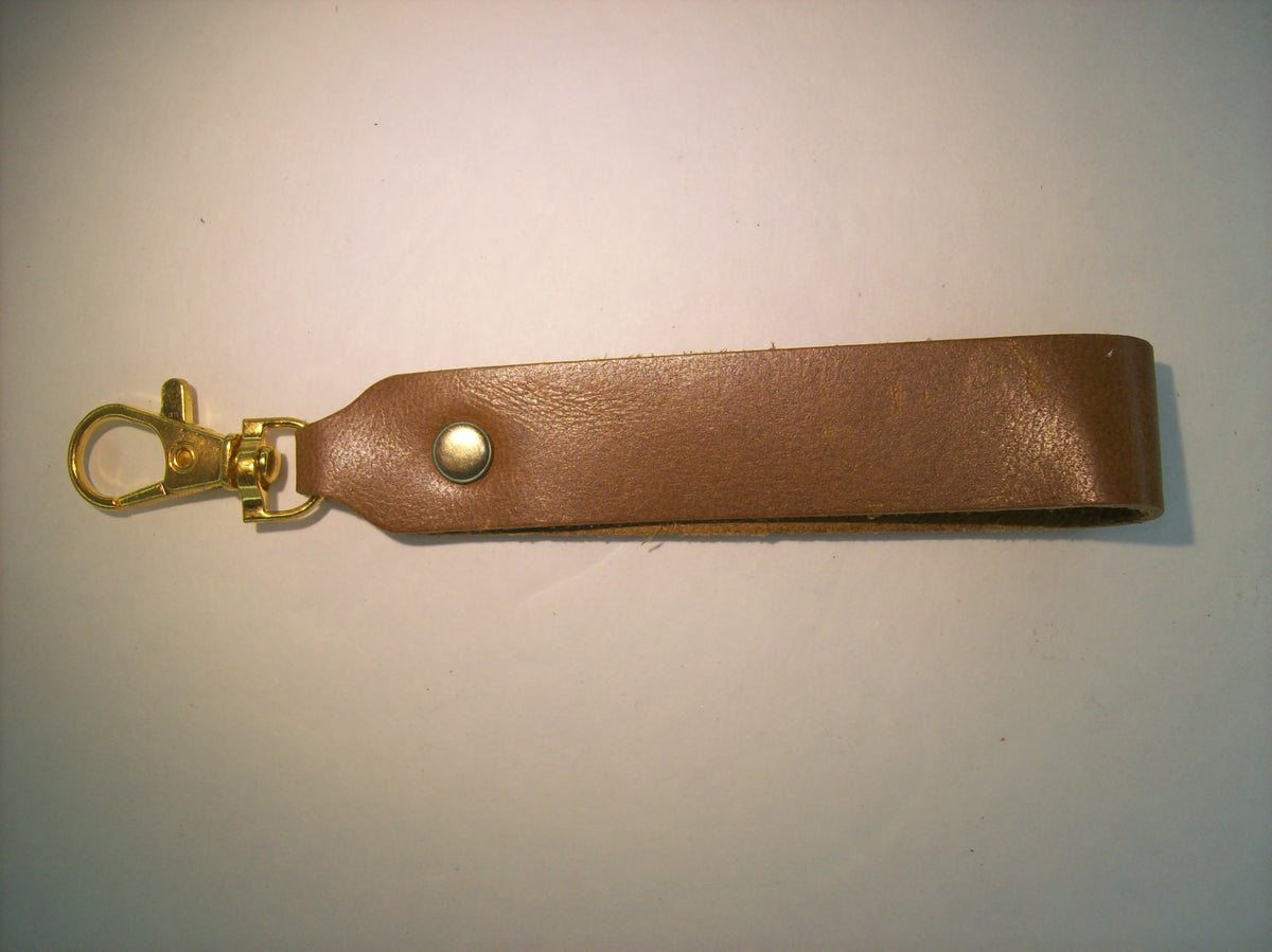Plain Mini Leather Keychain