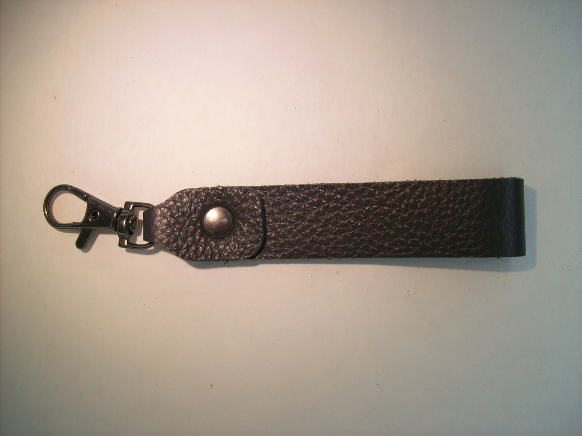 Plain Mini Leather Keychain