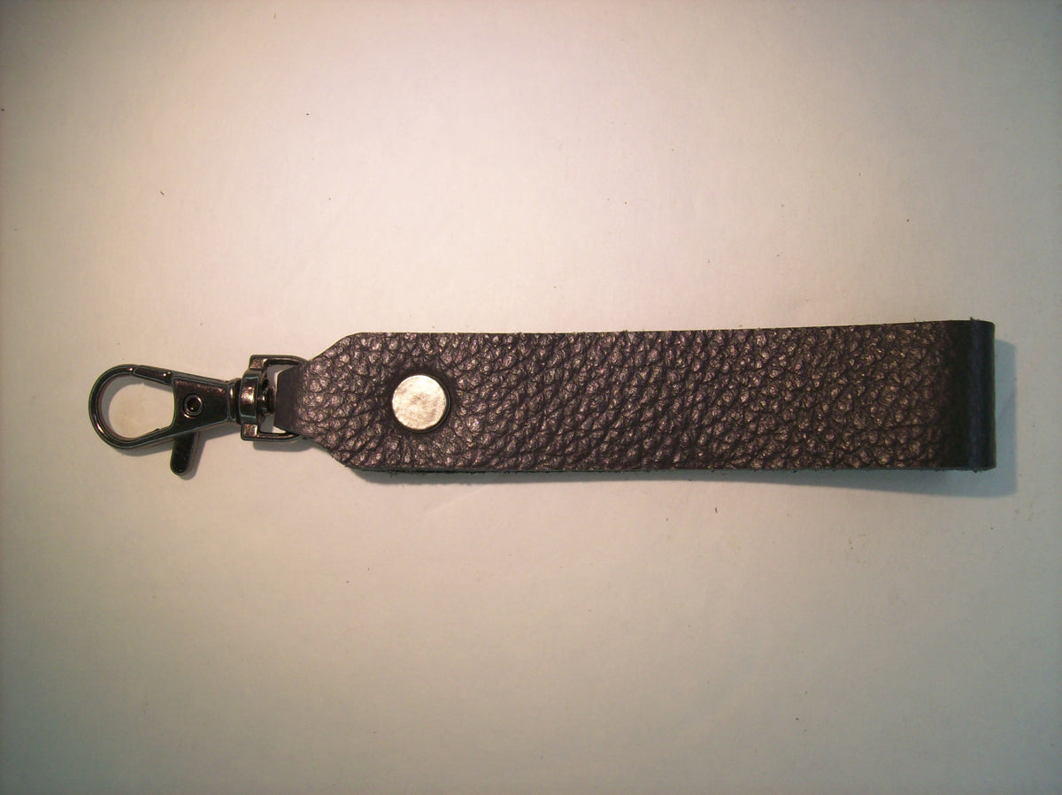 Plain Mini Leather Keychain