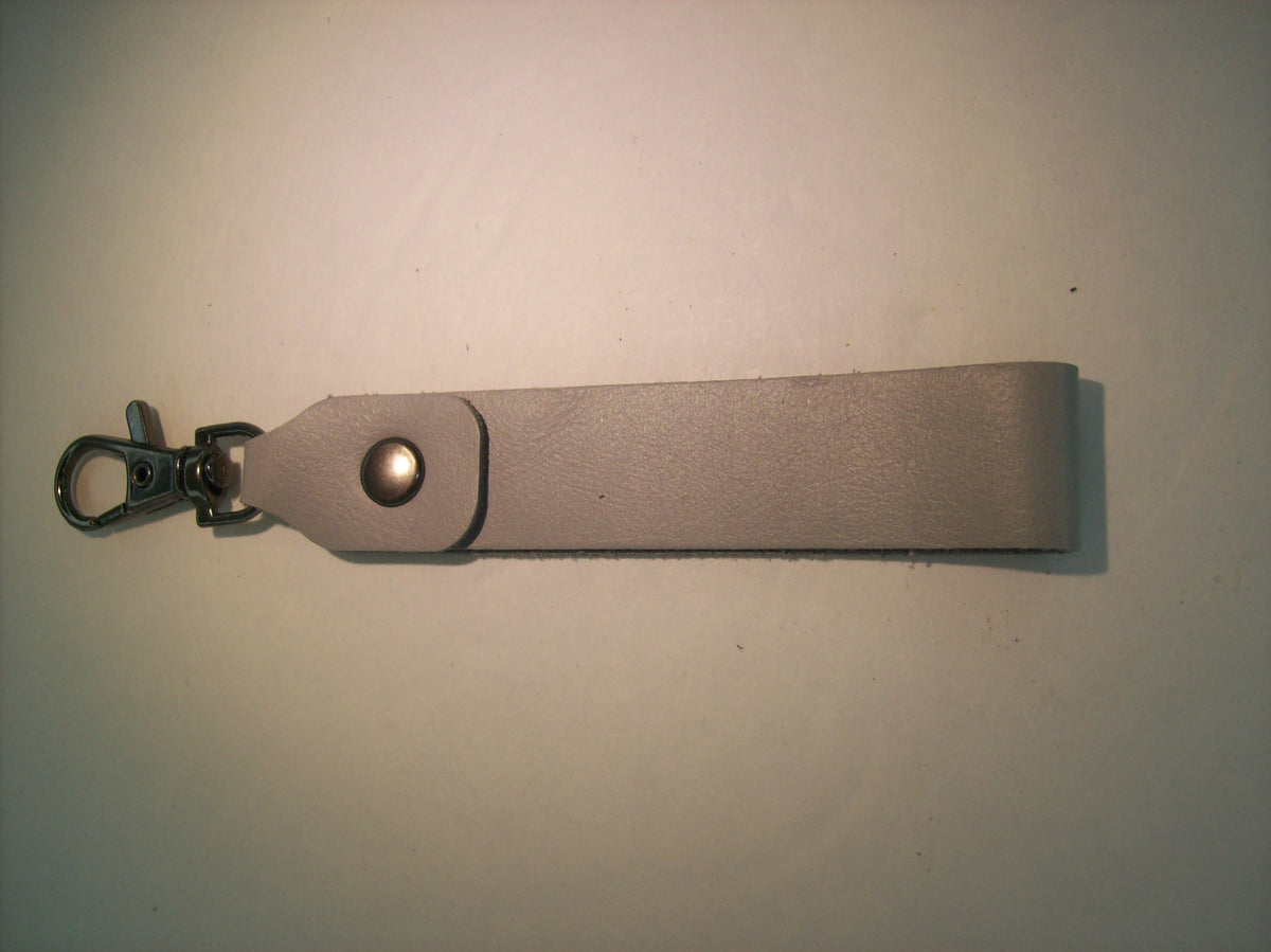 Plain Mini Leather Keychain