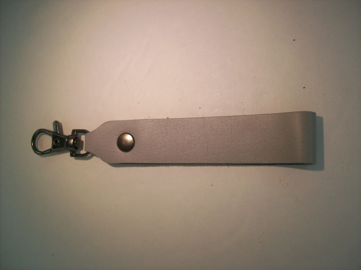 Plain Mini Leather Keychain