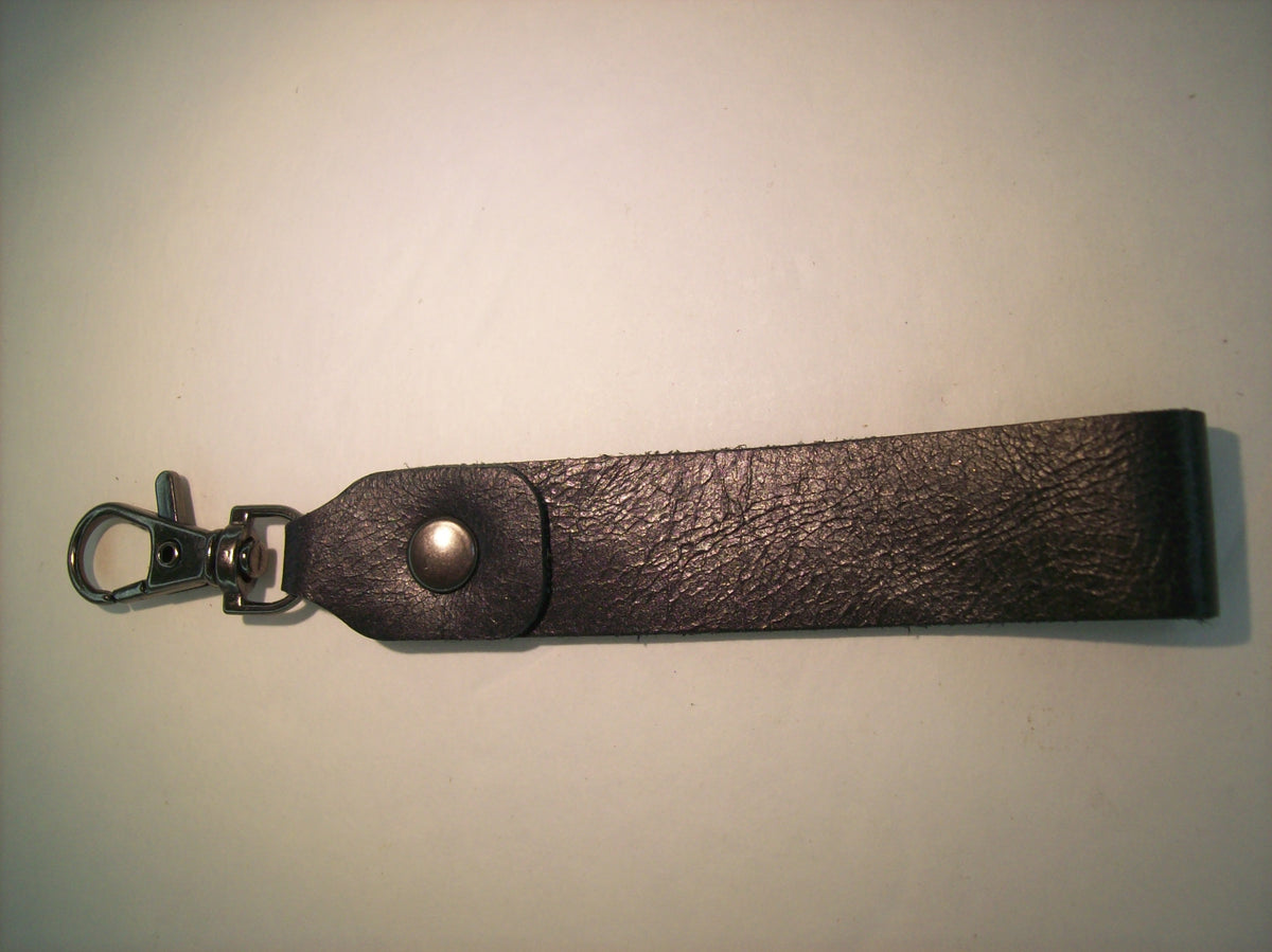 Plain Mini Leather Keychain