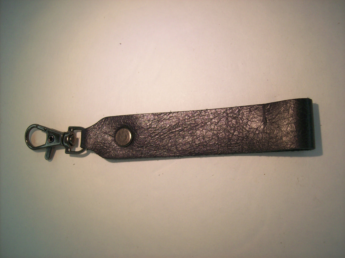 Plain Mini Leather Keychain