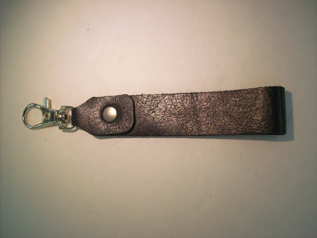 Plain Mini Leather Keychain