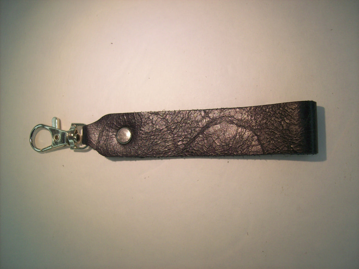 Plain Mini Leather Keychain