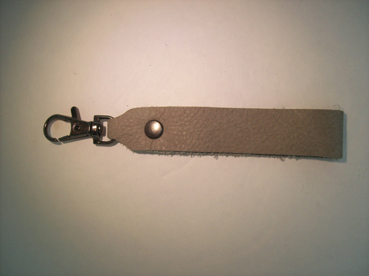 Plain Mini Leather Keychain