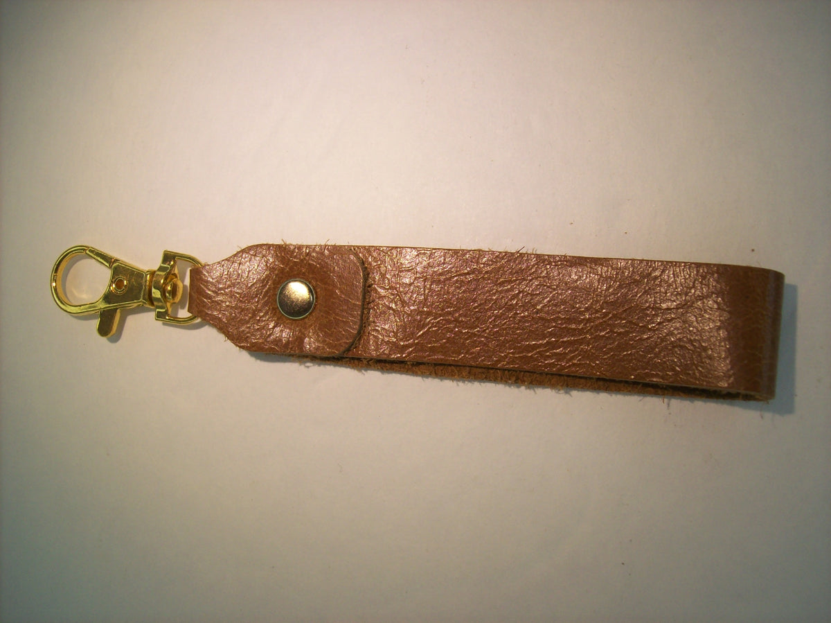 Plain Mini Leather Keychain