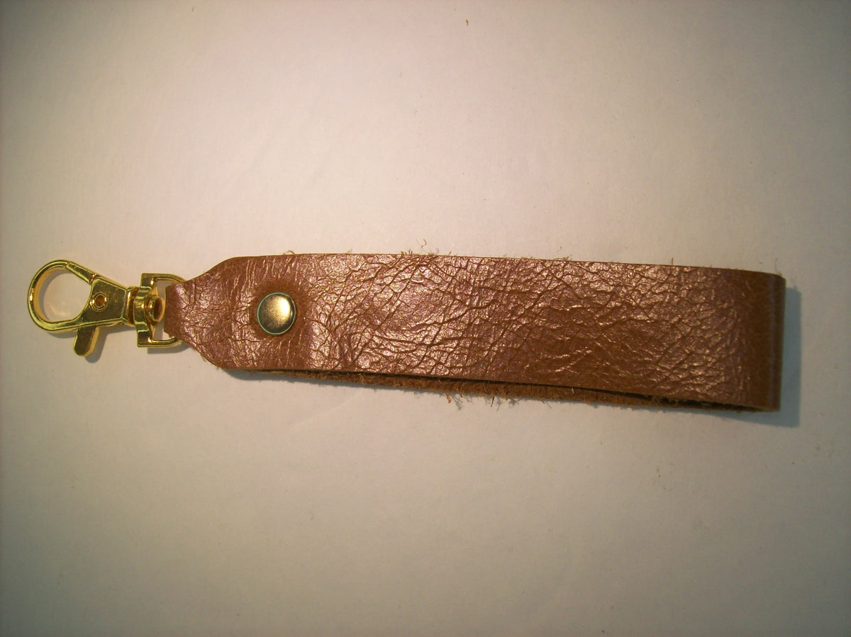 Plain Mini Leather Keychain
