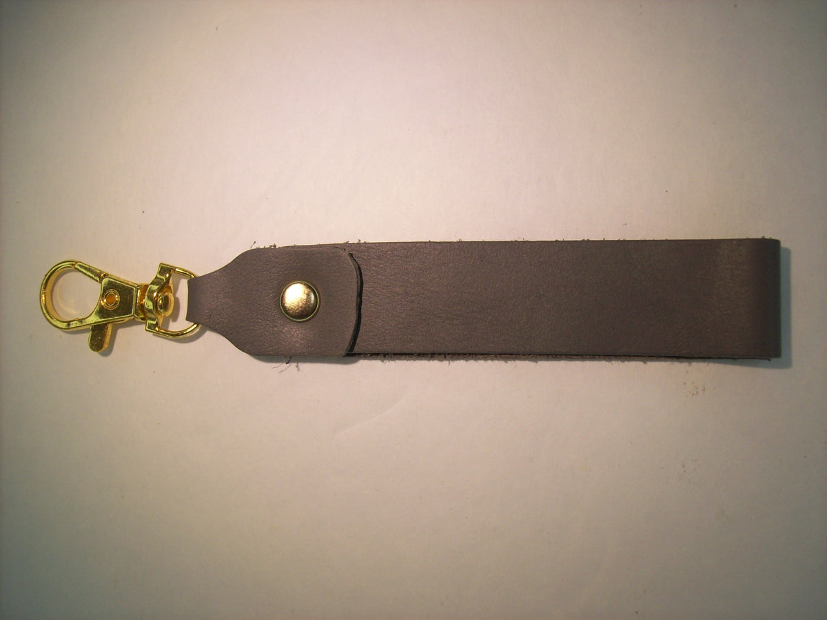 Plain Mini Leather Keychain