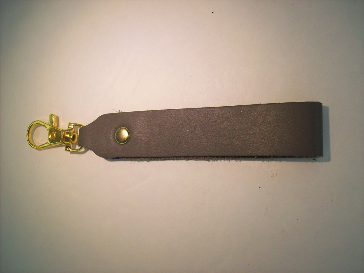 Plain Mini Leather Keychain
