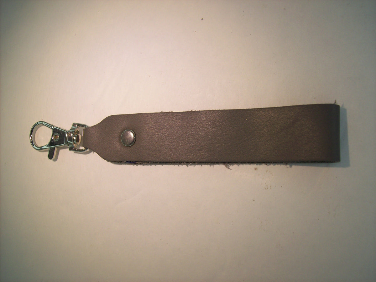 Plain Mini Leather Keychain