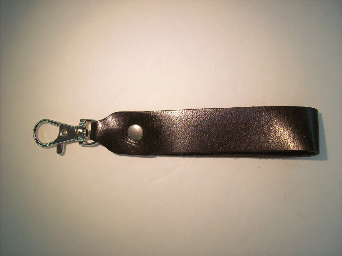 Plain Mini Leather Keychain