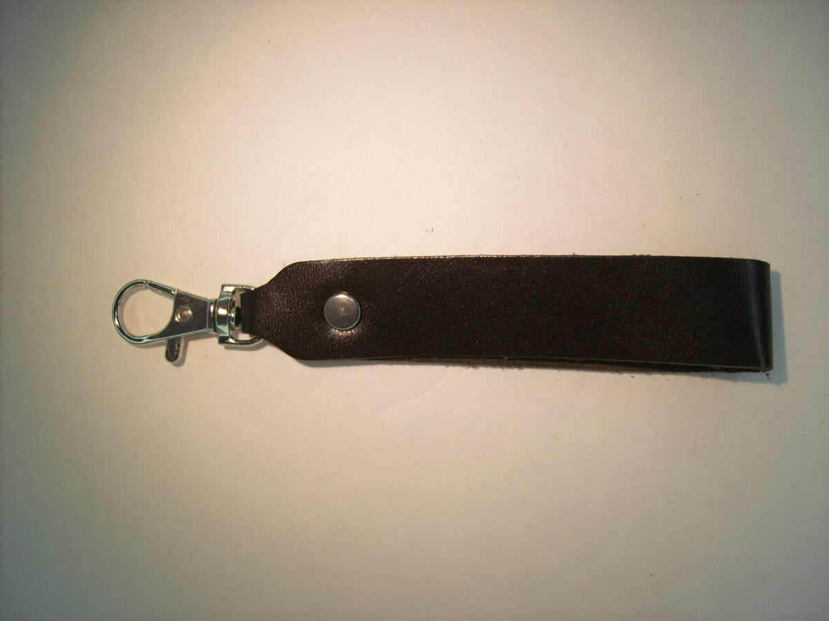 Plain Mini Leather Keychain