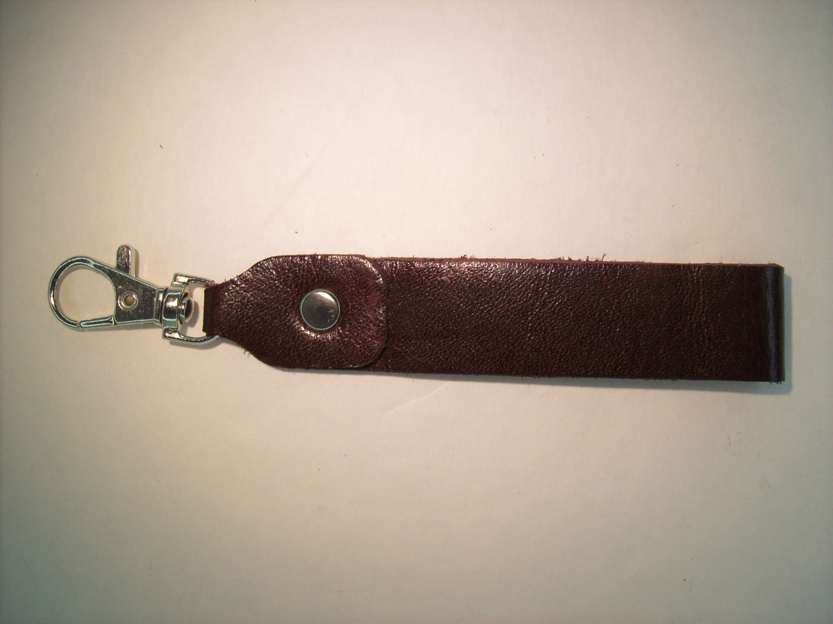 Plain Mini Leather Keychain
