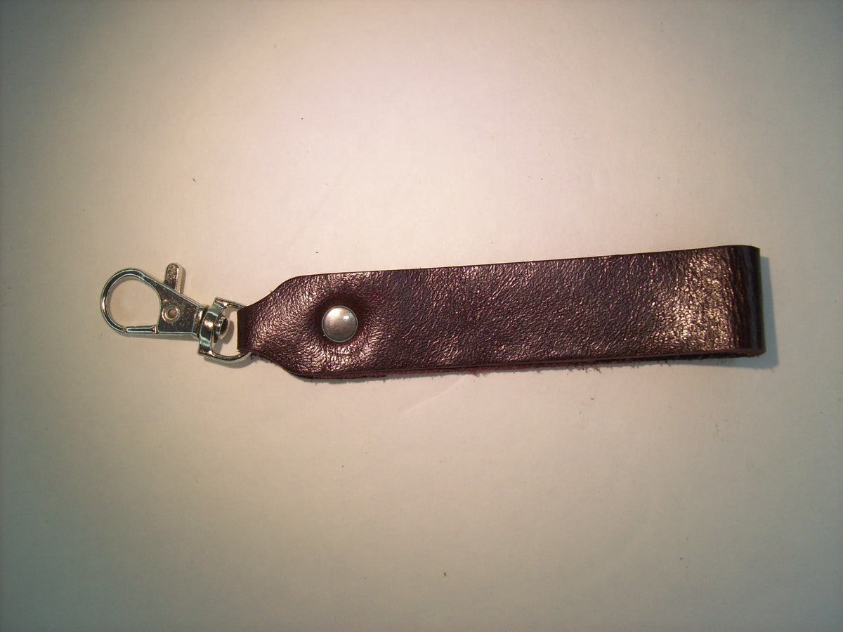 Plain Mini Leather Keychain
