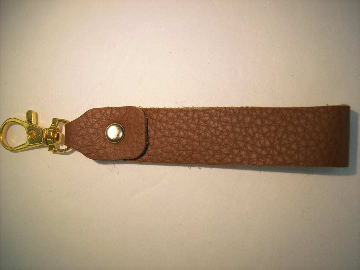 Plain Mini Leather Keychain