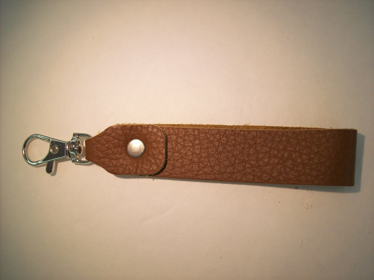 Plain Mini Leather Keychain
