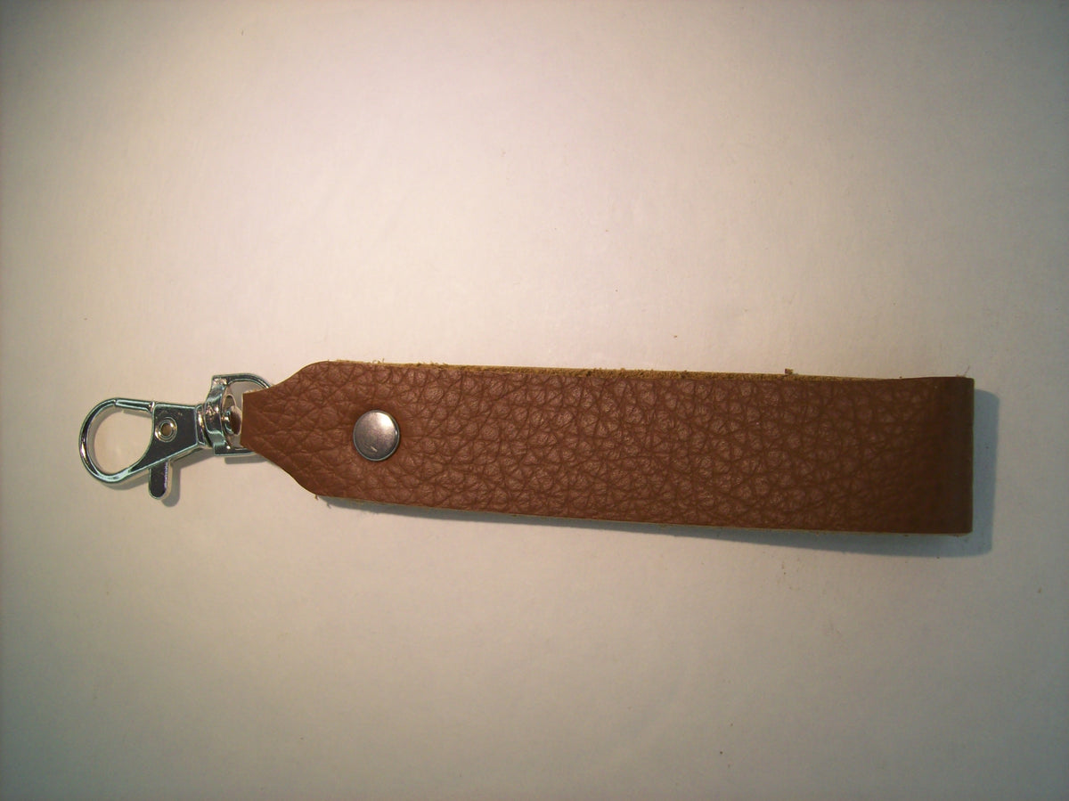 Plain Mini Leather Keychain