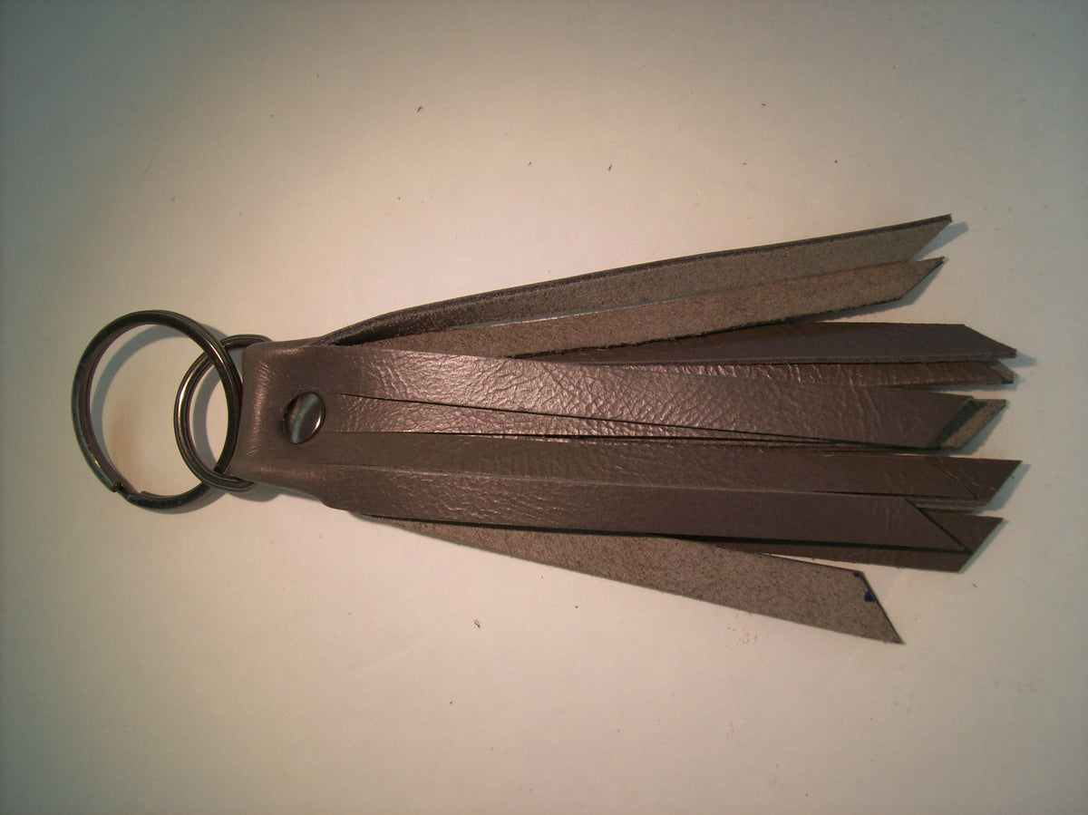 Leather Fringe Keychain