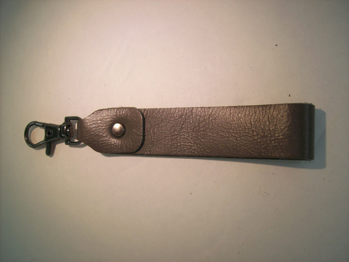 Plain Mini Leather Keychain