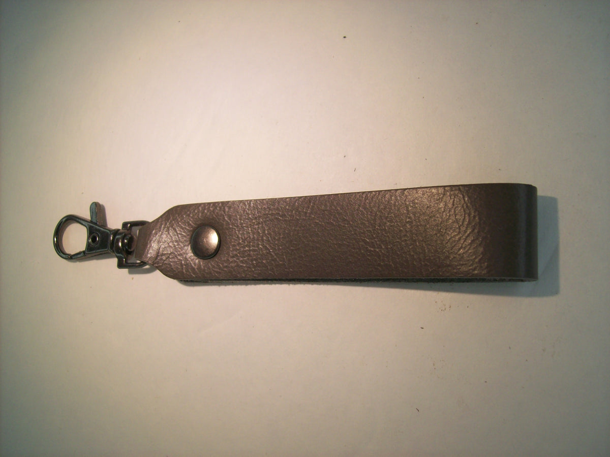 Plain Mini Leather Keychain